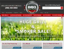 Tablet Screenshot of bbqgrillstore.com